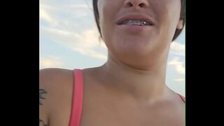 Looking for a man on the beach to fuck us really good - We found a Virgin