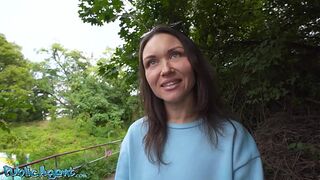 Public Agent - Fitness MILF public blowjob outdoor sex Kristina Grace hard fast POV fuck