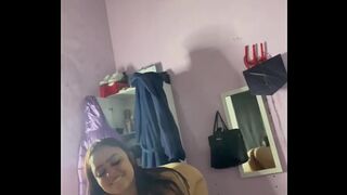 Slutty little slut with huge tits