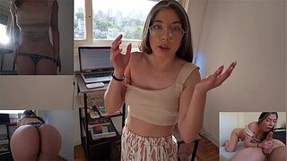 I wet my stepsister's pants and we end up naked in the room