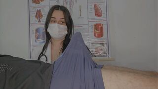 Nurse cares for patient with priapism