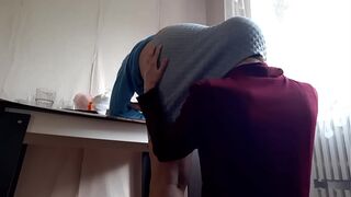 I lick my milf boss's ass for a long time for a promotion