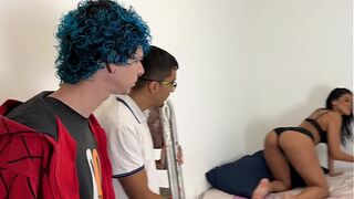 I called them to fix the Internet and I ended up fucking them both
